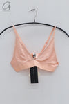 BASERANGE Bamboo Fiber Bamboo Cotton No Wire Wide-rim Bra Series Collection Soft Underwear France BAS-BRTR-BA-SP22-FEN Pink BRTR1